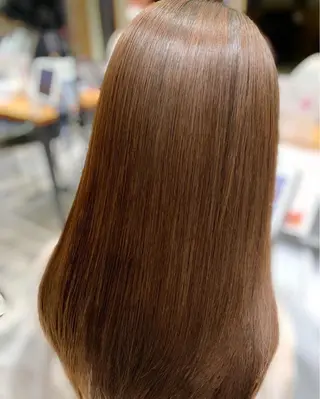 セミロング カラー パーマ 美髪ヘッドスパ🫧 西山紗奈江💆‍♀️のヘアスタイル