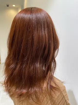 ミディアム 由比藤理子 ブリーチカラー🌈のヘアスタイル