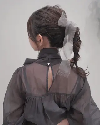 ヘアアレンジ 💛🤍U too e’s 鎌倉🧸のヘアスタイル