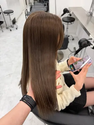 カラー 透ける透明感カラー 🎀anju/渋谷のヘアスタイル