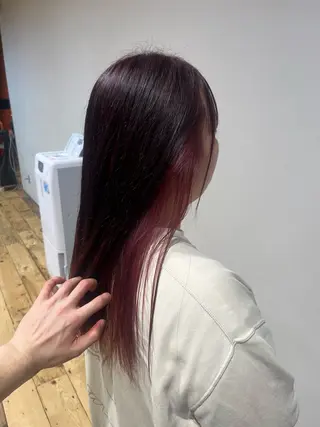 ロング 冨田 昌亮のヘアスタイル