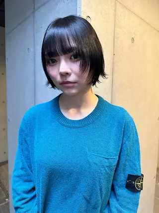 ショート カラー 似合わせウルフ/ レイヤー/山本祐輔のヘアスタイル