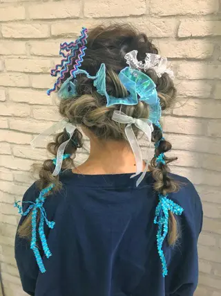 ロング ヘアアレンジ oggi +KENJE所属・大平 美沙のヘアスタイル