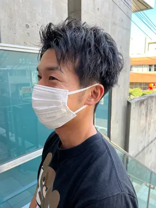 ショート カラー パーマ ヘアアレンジ メンズ キッズ ネイル マツエク・マツパ アイブロウ times salon名駅所属・久木原 ゆりのヘアスタイル