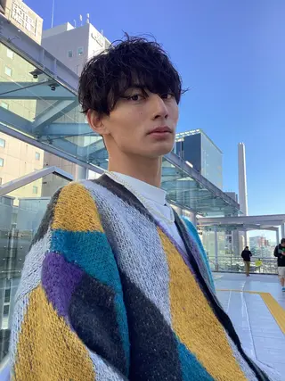 ショート パーマ メンズ [渋谷美容師] 玲弥のヘアスタイル