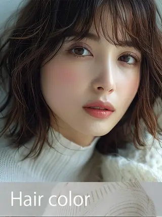 ミディアム PEQSS HAIRのヘアスタイル