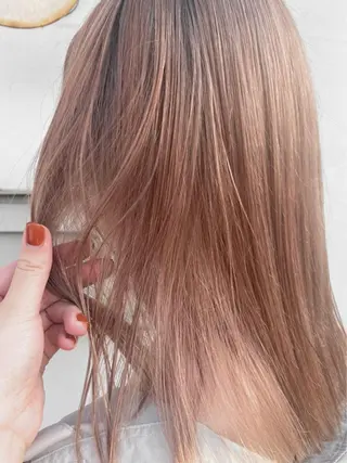 ミディアム カラー 伊藤ゆかり/髪質改善 /透明感カラーのヘアスタイル