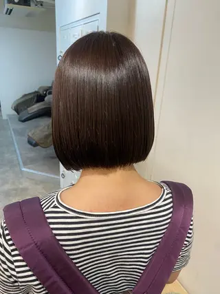 ミディアム カラー ヘアアレンジ ボブ /ニュアンス/ satomi🧸💖のヘアスタイル