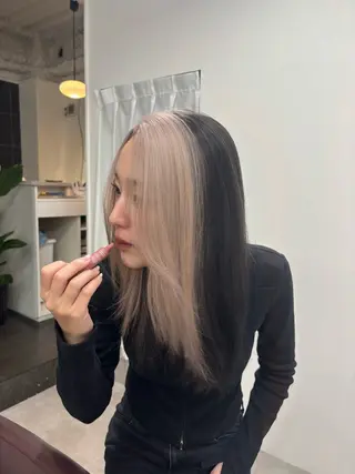 ロング カラー ふうか 心斎橋美容室のヘアスタイル