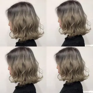 ミディアム カラー メンズパーマ名人 TAKUMAのヘアスタイル