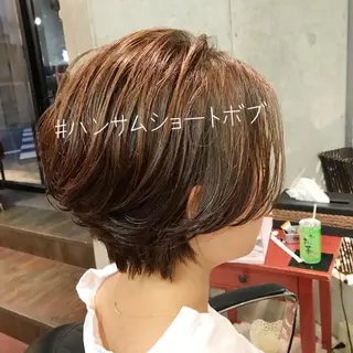 ショート カラー 美髪❣️縮毛矯正/ 髪質改善✨/山本のヘアスタイル