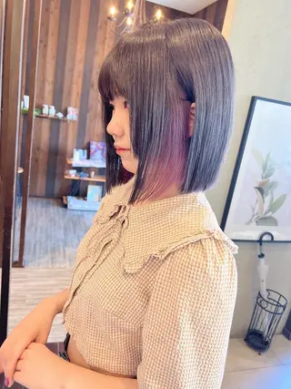 ミディアム カラー 具志 正太のヘアスタイル