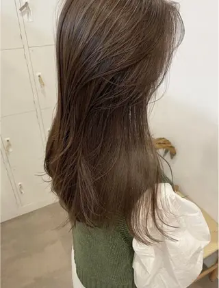 セミロング カラー 梅田/柔らかカラー/ オオハシ リナコのヘアスタイル
