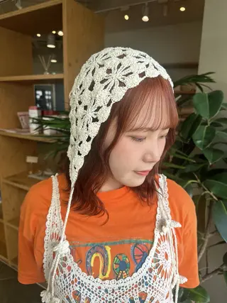 カラー ブリーチカラー/ わきたちえ🌻のヘアスタイル