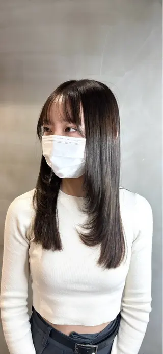 ロング 日比野 紅杏のヘアスタイル
