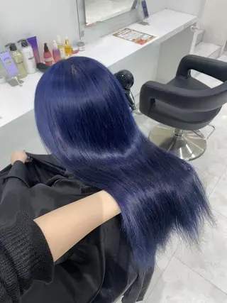 カラー 🤍ྀི透ける寒色 Cocoa🤍ྀིのヘアスタイル