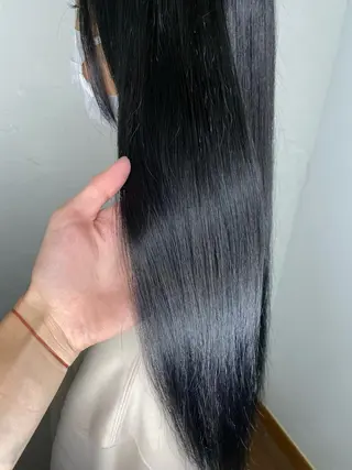 ロング 北川 飛瑶のヘアスタイル