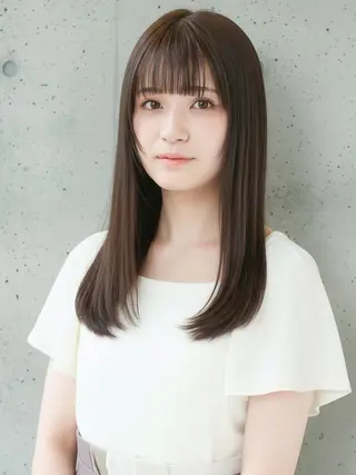 セミロング パーマ トップスタイリスト 桂　嵩太のヘアスタイル