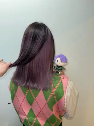 ミディアム 平川 沙季のヘアスタイル