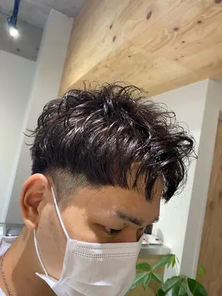 パーマ メンズ メンズブリーチカラー /パーマ ごーた立川のヘアスタイル