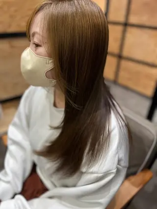 ロング カラー パーマ ヘアアレンジ メンズ キッズ ネイル マツエク・マツパ アイブロウ times salon名駅所属・久木原 ゆりのヘアスタイル