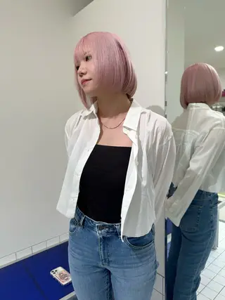 ショート カラー ダメージレスブリーチ 専門美容師/クワさんのヘアスタイル