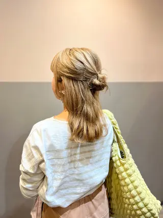 カラー 竹内 穂乃佳のヘアスタイル