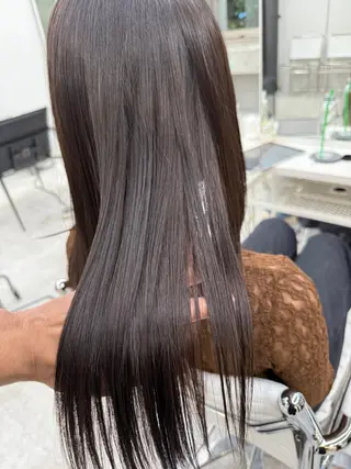 ロング カラー パーマ 國井 廉のヘアスタイル