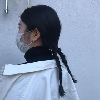 ロング ヘアアレンジ moi-meme.soe所属・タナカ リナのヘアスタイル