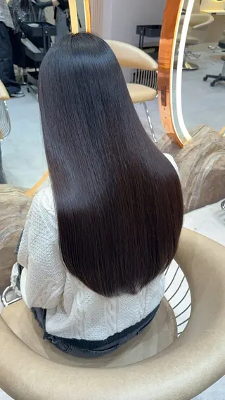 ロング カラー レイヤー❣️縮毛矯正 川村利幸のヘアスタイル