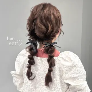 ロング 横岡 亜香里のヘアスタイル