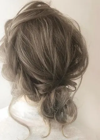 ヘアアレンジ 🌟髪質改善ケアカラ ー美髪縮毛矯正y🌟のヘアスタイル