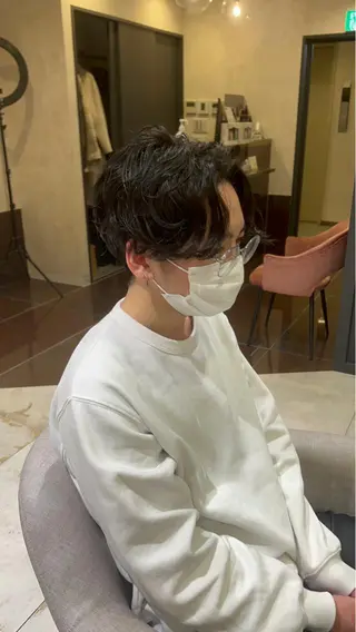 ショート パーマ メンズ CIEL天六店 三上春のヘアスタイル