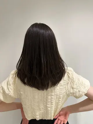 ミディアム カラー hibiki/セット /透明感カラーのヘアスタイル