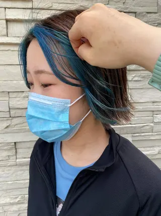 ミディアム カラー 透明感カラーブリーチ 🌼シゲモトアヤ🌼のヘアスタイル