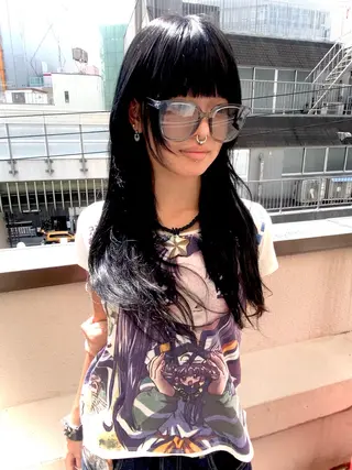 ロング habitt所属・Fu jiのヘアスタイル