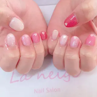 ネイル La neige* yuki 🥯🍑のネイルデザイン