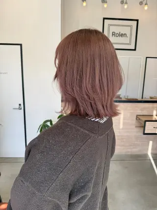 ミディアム キノシタ ナオユキのヘアスタイル