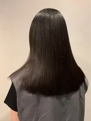 ロング 縮毛矯正/スパイラル パーマ/表参道のヘアスタイル