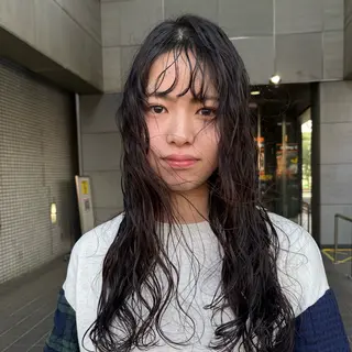 ロング パーマ MASHU ADOBE所属・レイヤー /髪質改善 /愛実のヘアスタイル