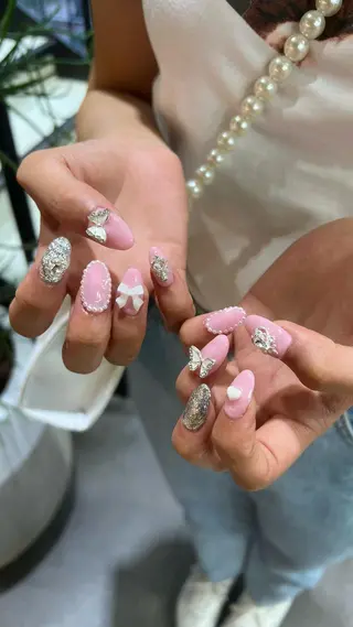 ネイル 韓国🩶Y2Kネイル 💫くれはのネイルデザイン