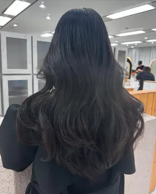 ロング 韓国ヘア特化🇰🇷 心斎橋【ユリカ】のヘアスタイル