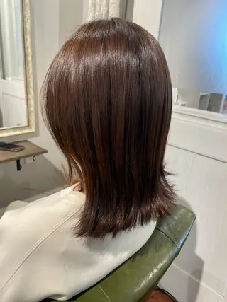 ミディアム カラー 魔法のシャンプーで 艶髪に✳︎/カラーのヘアスタイル