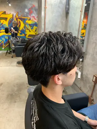 パーマ メンズ ⚡️メンズパーマ特化 mens支持◎/忠地のヘアスタイル