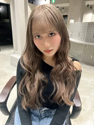 カラー nehus nagaoka所属・🖤複雑履歴ブリーチ Mizuki 🖤のヘアスタイル