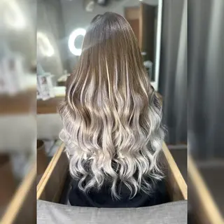 ロング カラー ヘアアレンジ キッズ エリア最安値🩷羽エ ク🎗️シール大人気のヘアスタイル