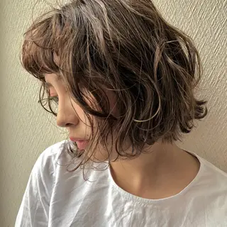 ショート カラー a rikaのヘアスタイル