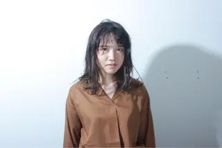 ミディアム カラー パーマ イノセントヘア所属・平尾駅直結/徒歩0分 イノセントヘアのヘアスタイル