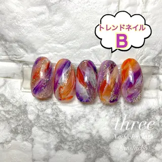 ネイル three Nail&Eyeのネイルデザイン