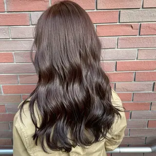 ロング カラー 下鳥 廉のヘアスタイル